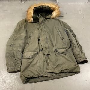 vintage 80s Type N-3B Extreme Cold Weather "Snorkel" Parka jacket